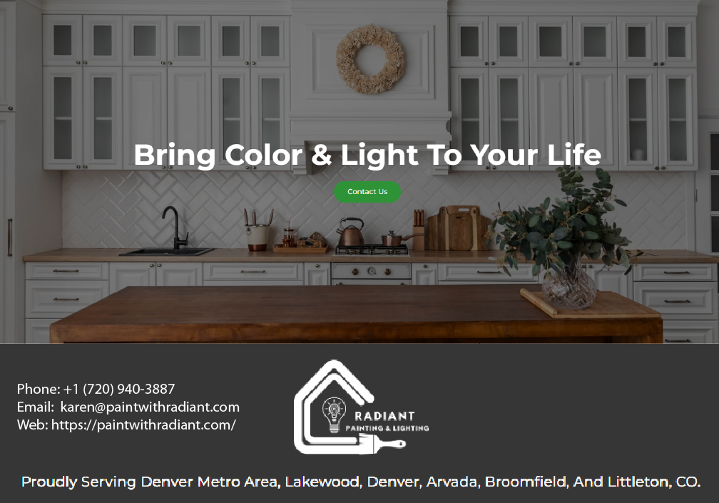 RAdiant Painting and Lighting
https://paintwithradiant.com/
